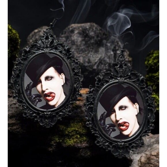 Marilyn Manson Earrings - Picture 2 of 2